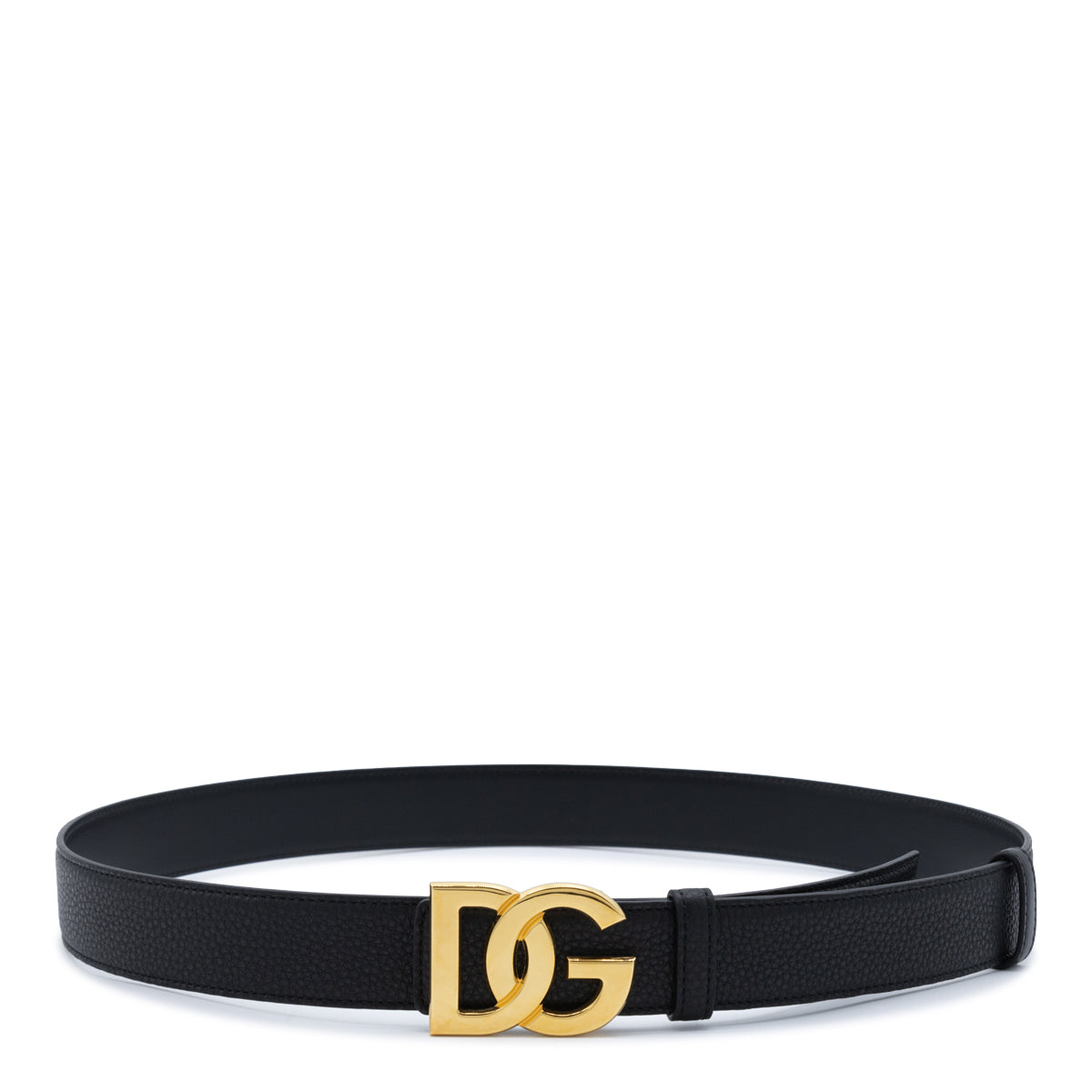 BLACK LEATHER BELT