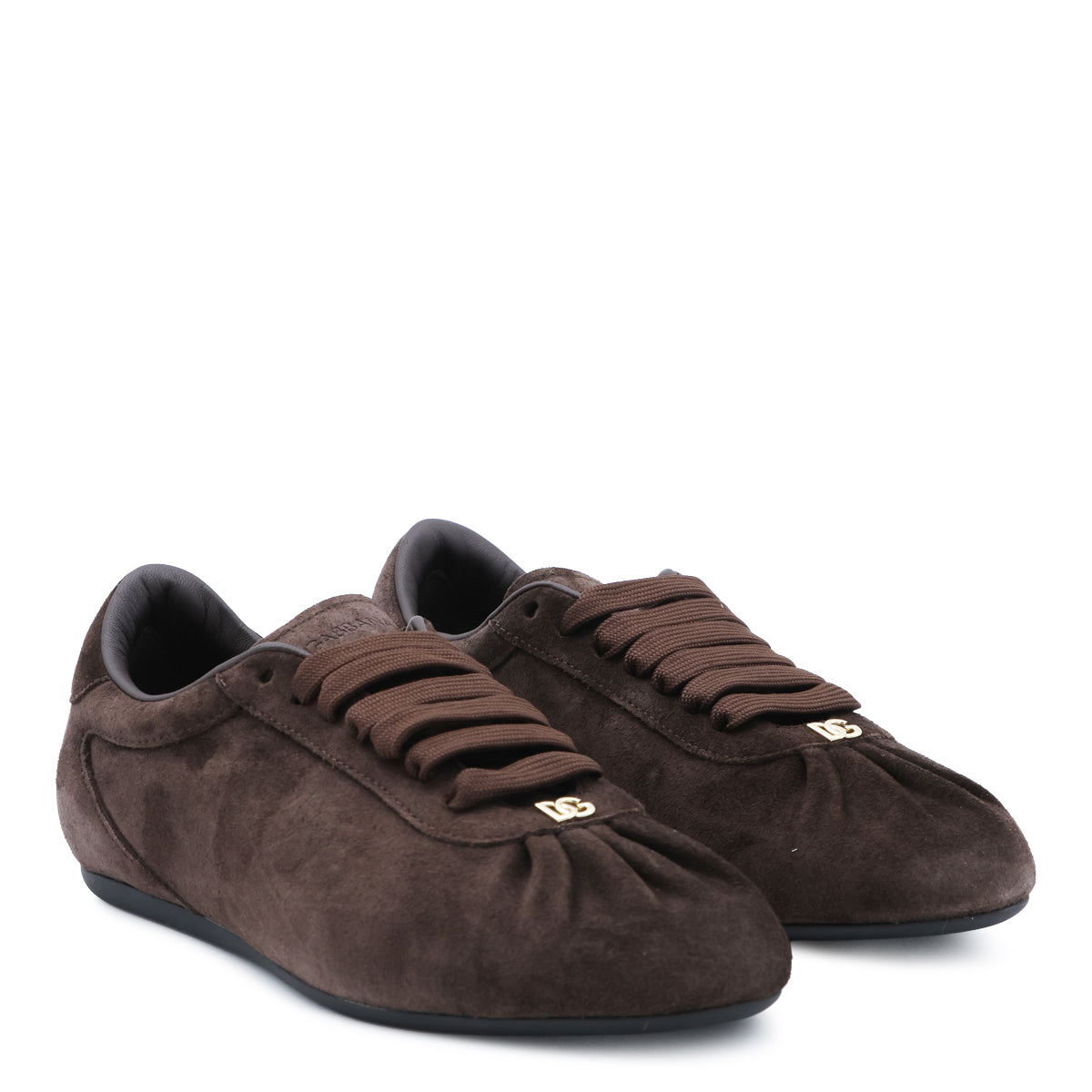 DARK BROWN LEATHER SNEAKERS