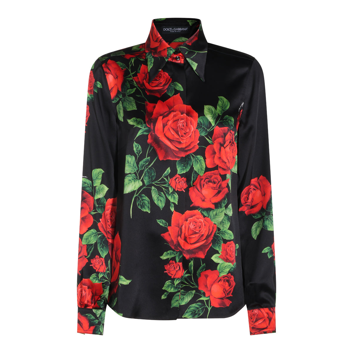 MULTICOLOR SILK BEZEL SHIRT