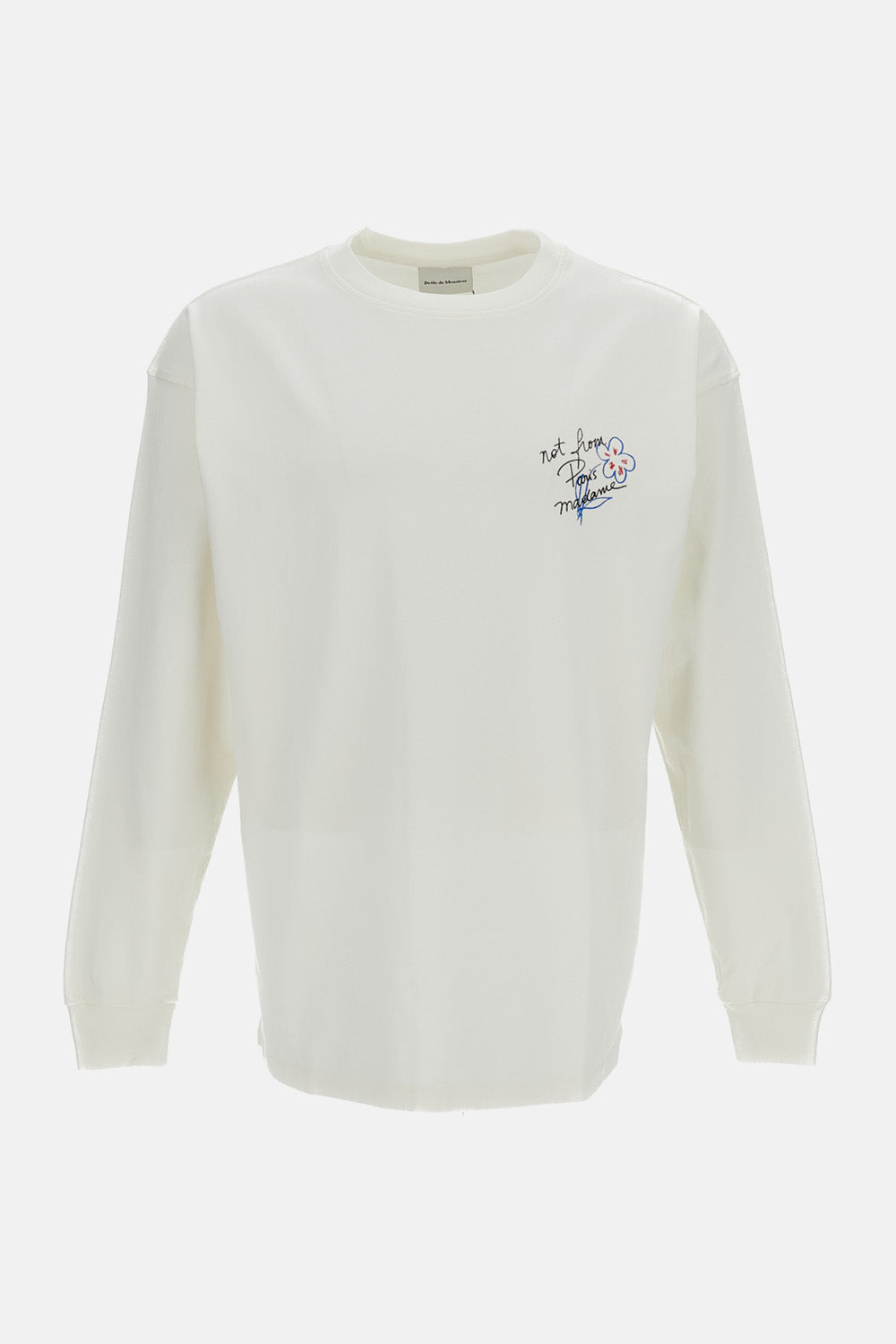 ESQUISSE SLOGAN LONG SLEEVED T-SHIRT