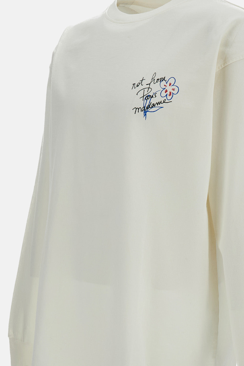 ESQUISSE SLOGAN LONG SLEEVED T-SHIRT