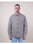 CHECK SLOGAN OVERSHIRT