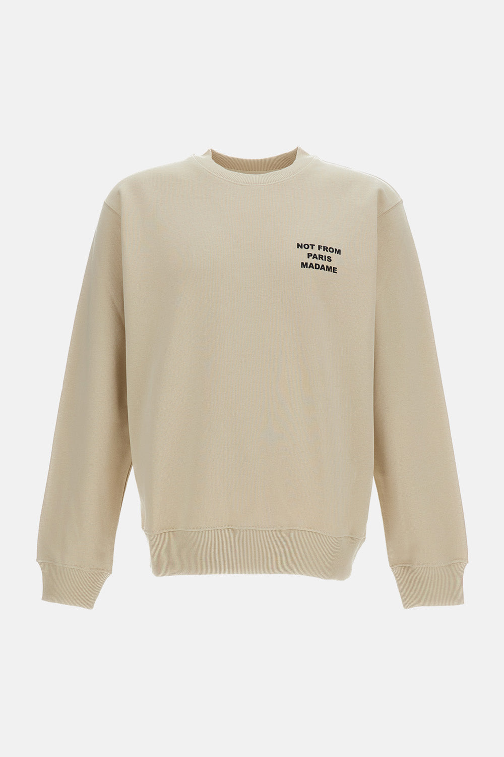 CREW-NECK SLOGAN SWEATSHIRT