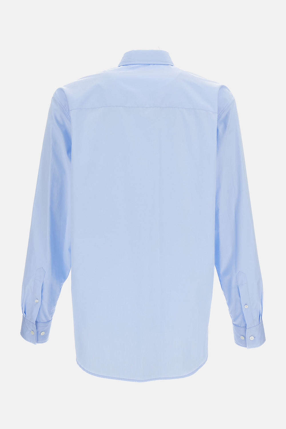 LONG SLEEVE TIE BUTTONED SHIRT
