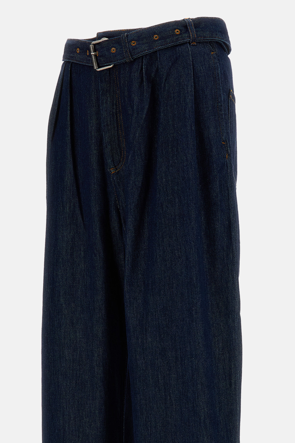 WIDE LEG JEANS WITH BELT