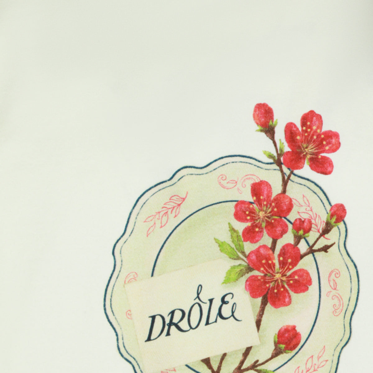WHITE COTTON T-SHIRT
