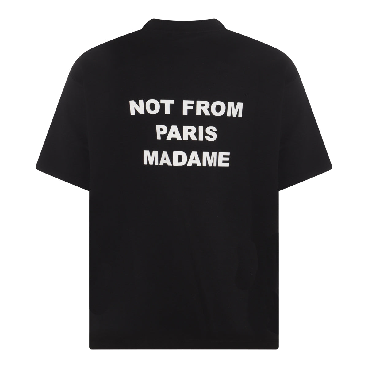 BLACK COTTON T-SHIRT