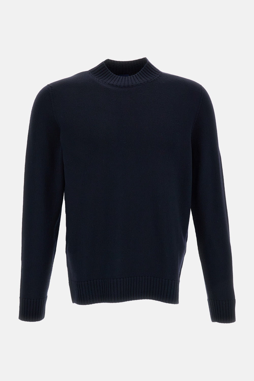 CREWNECK FINE-KNIT SWEATER