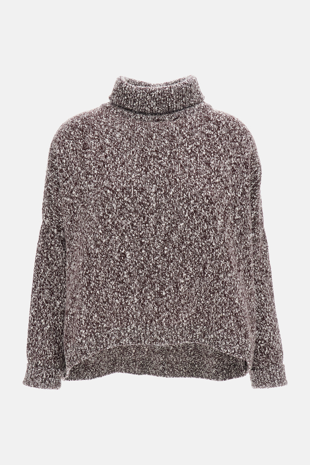 OVERSIZED PURE CASHMERE TURTLENECK SWEATER