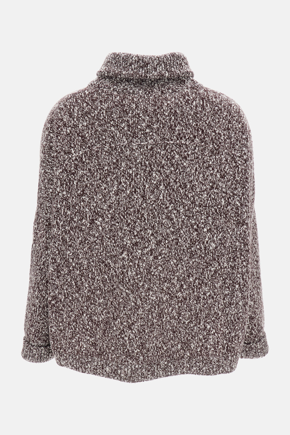 OVERSIZED PURE CASHMERE TURTLENECK SWEATER