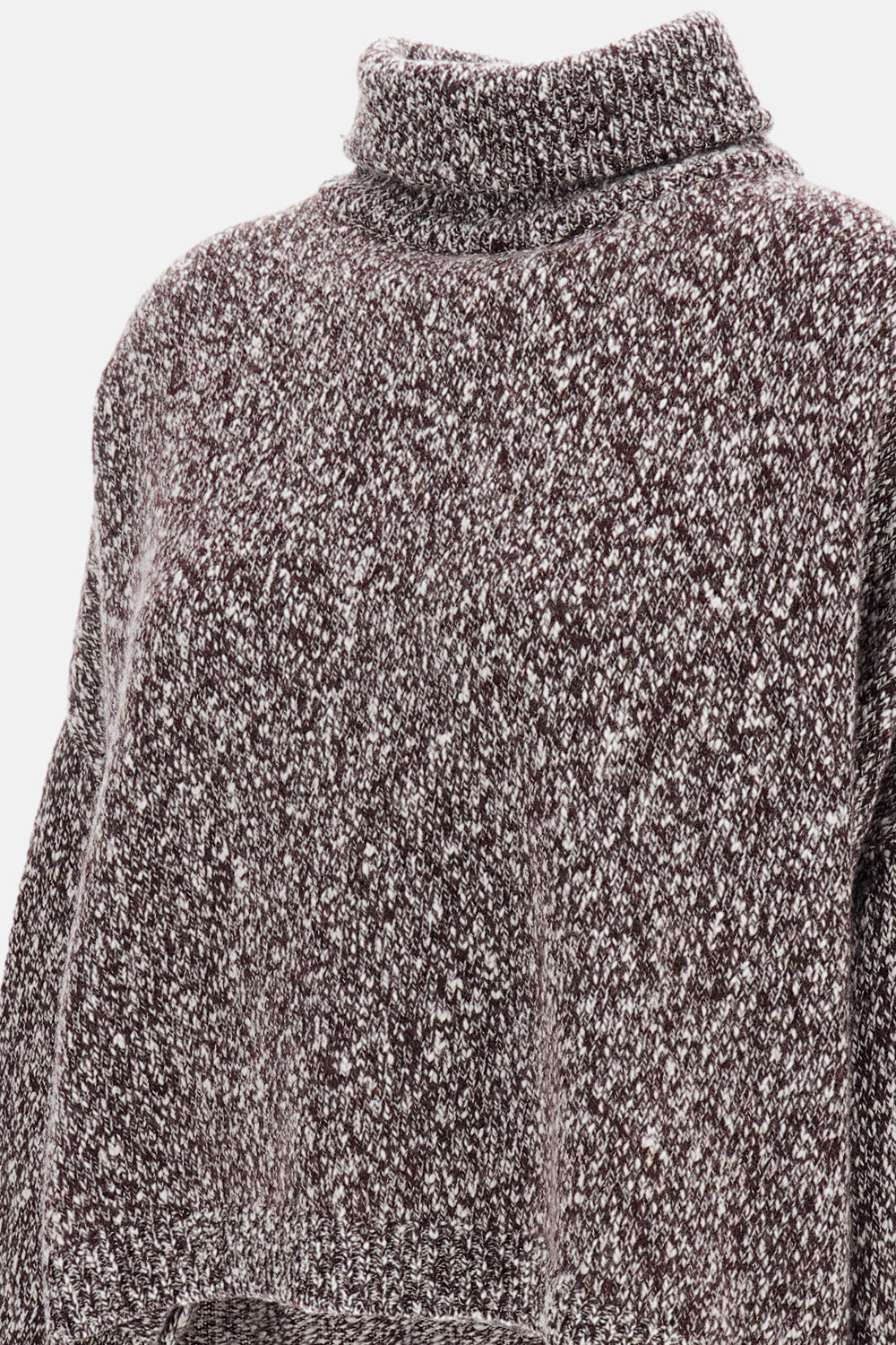 OVERSIZED PURE CASHMERE TURTLENECK SWEATER