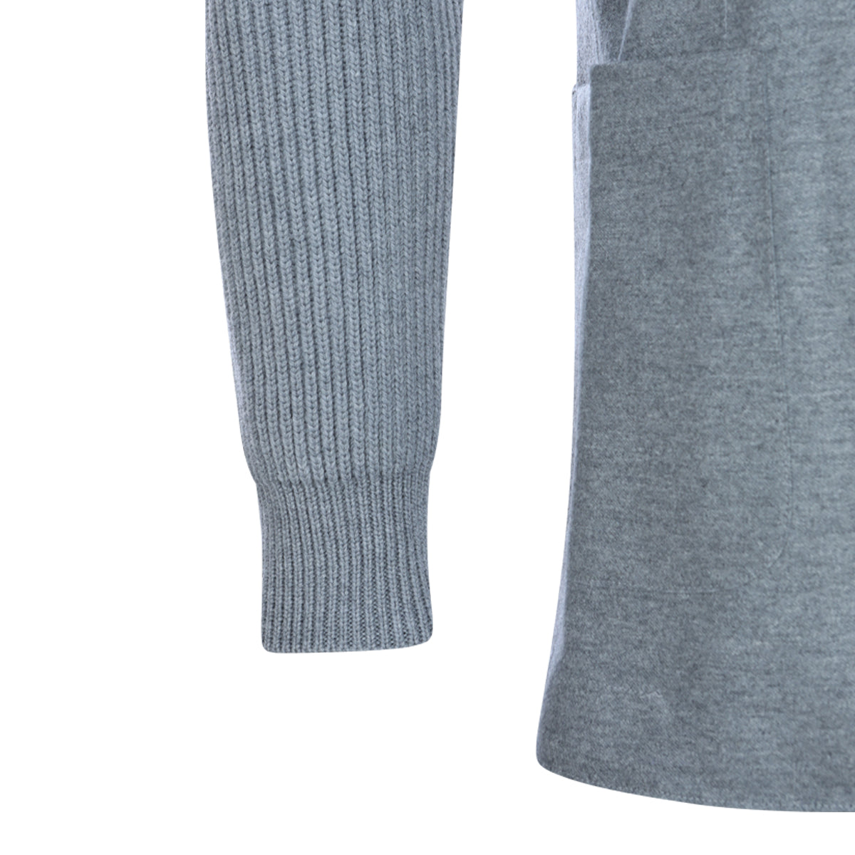 LIGHT GREY WOOL BLAZER