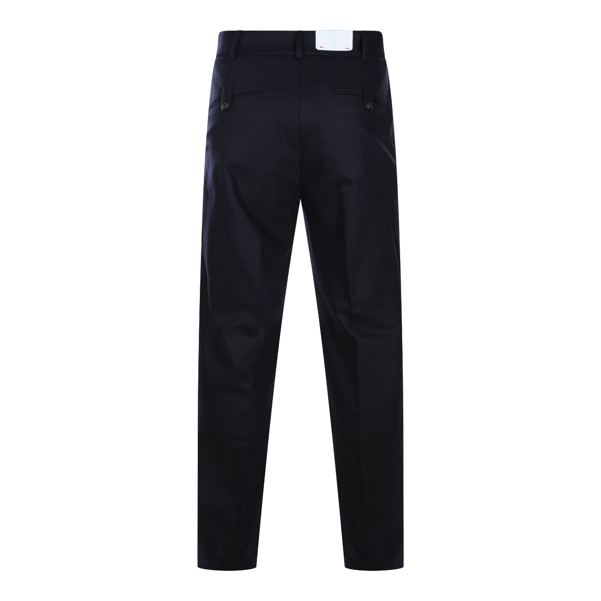 BLUE VIRGIN WOOL AND CASHMERE BLEND PANTS