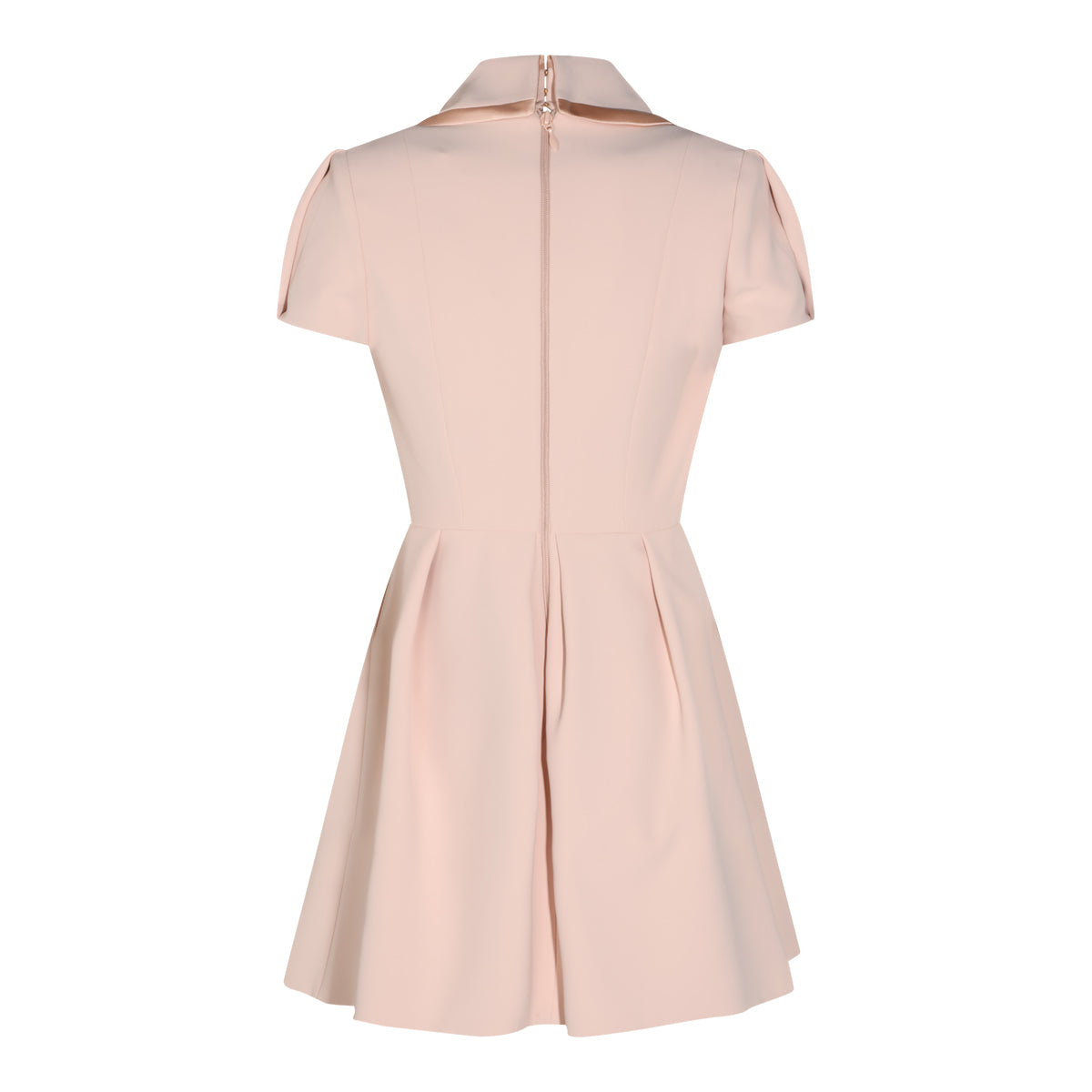 NUDE STRETCH MINI DRESS