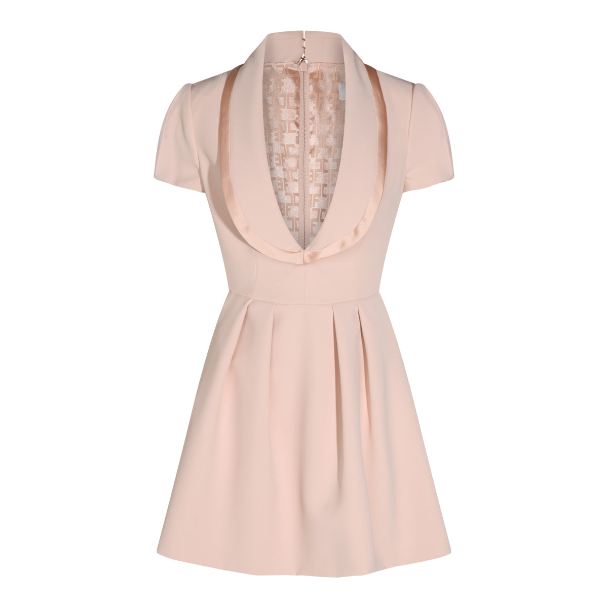 NUDE STRETCH MINI DRESS