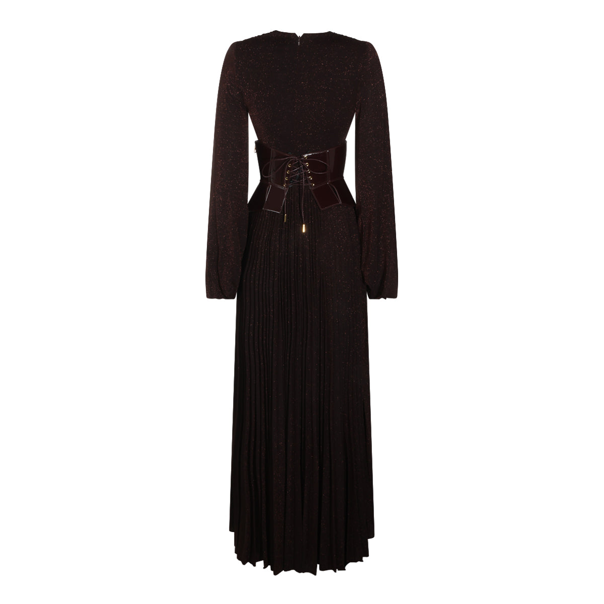 DARK BROWN DRESS