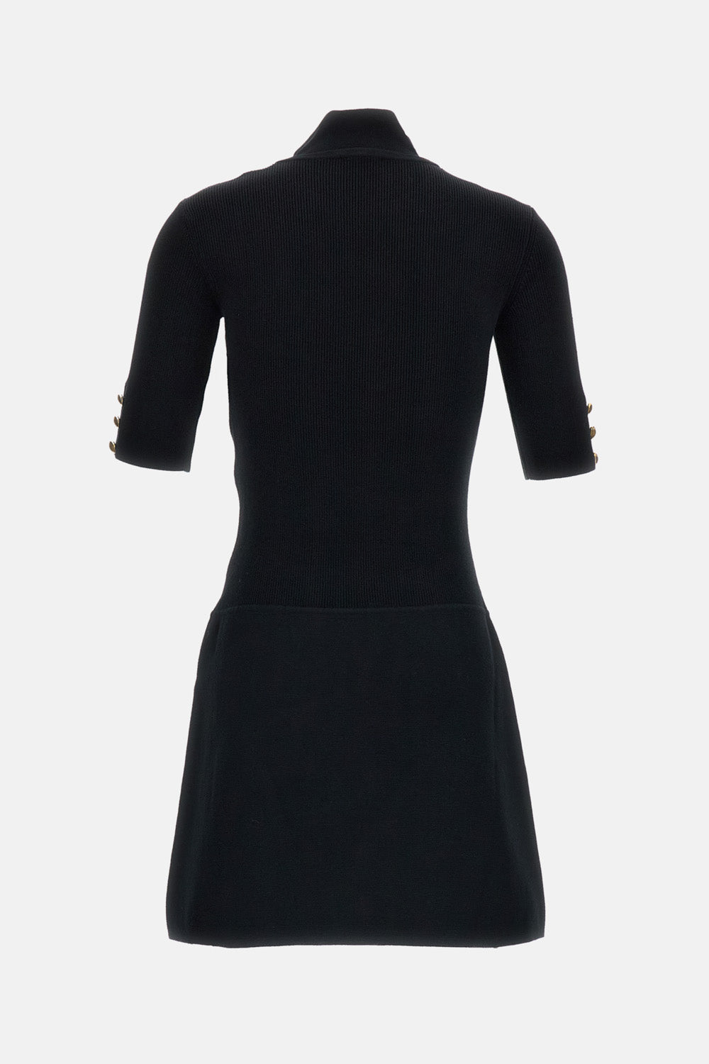 KNIT MINI DRESS WITH JEWEL BUTTONS