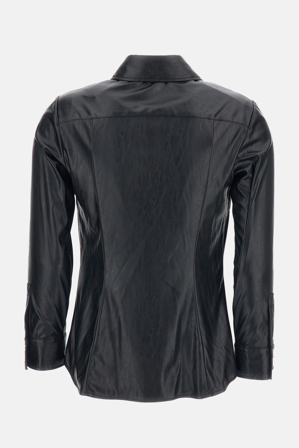 FAUX LEATHER SHIRT