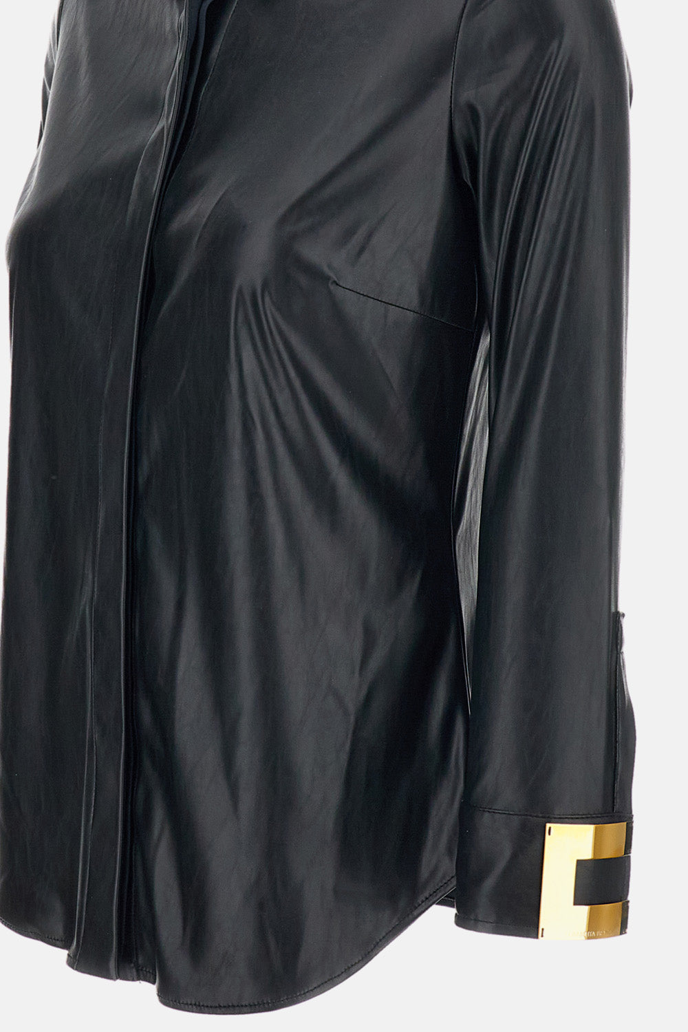 FAUX LEATHER SHIRT
