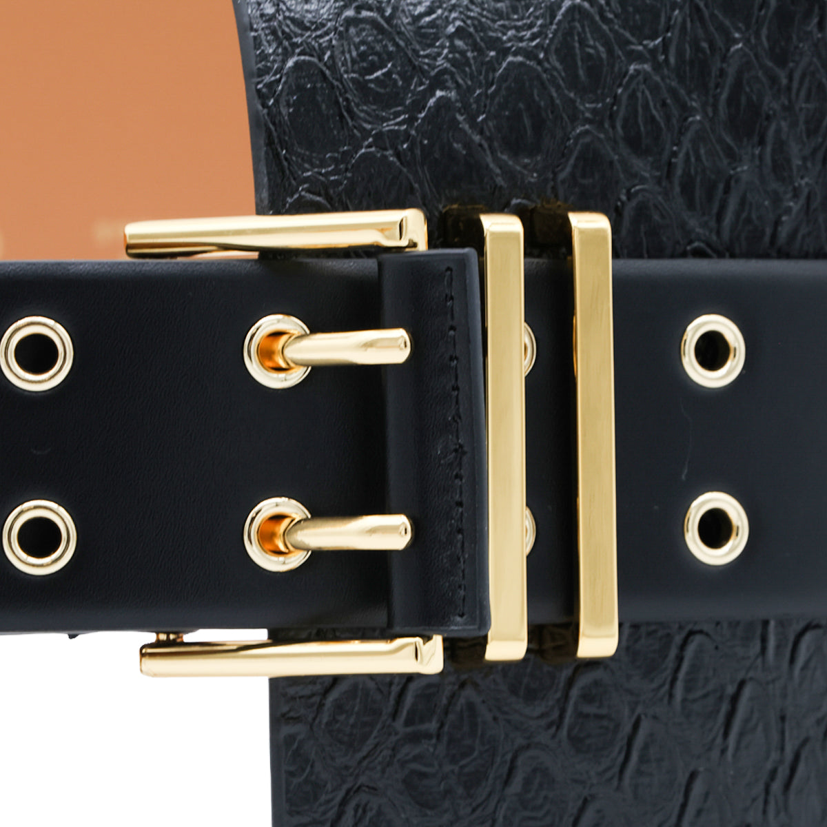 BLACK LEATHER BELT