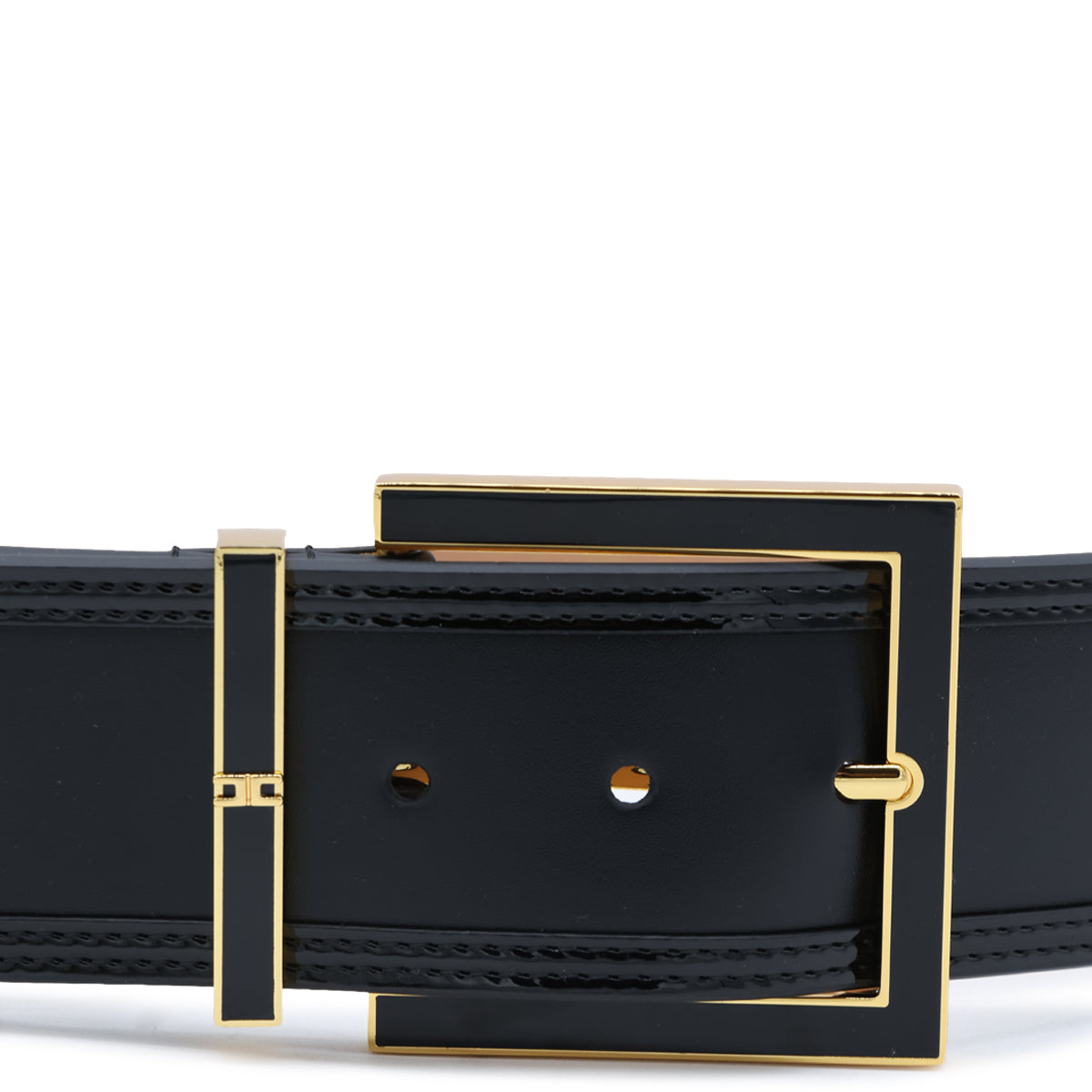BLACK LEATHER BELT