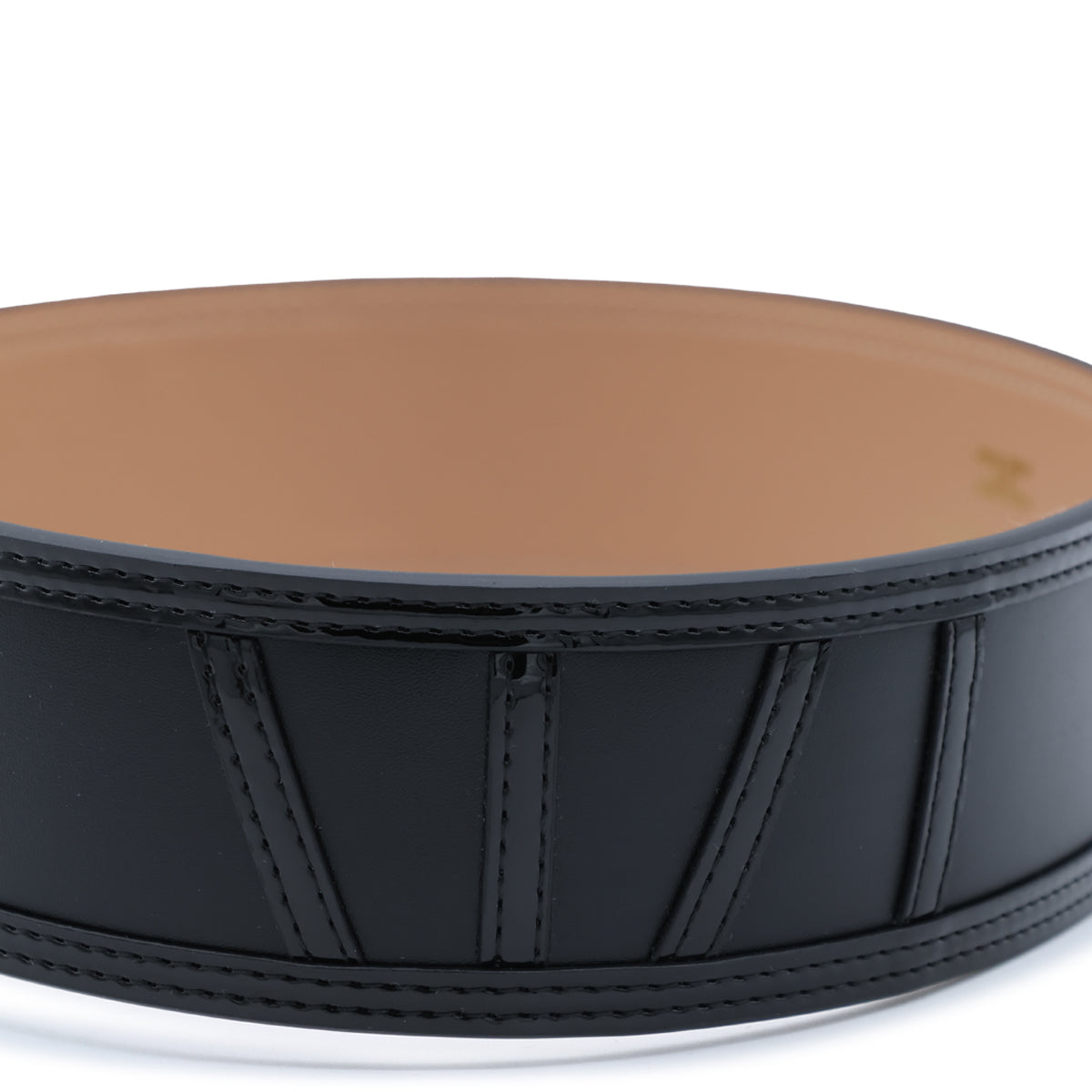 BLACK LEATHER BELT
