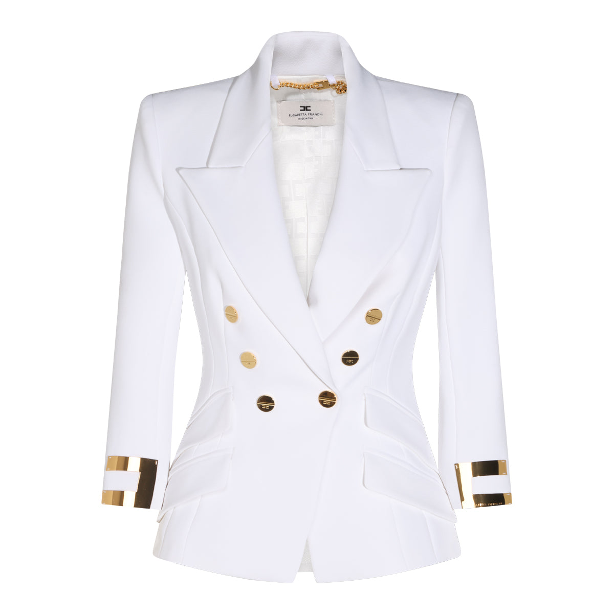 WHITE STRETCH BLAZER