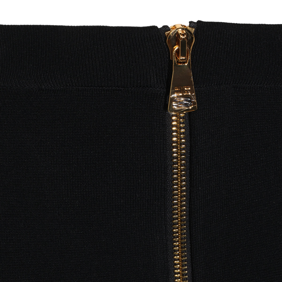 BLACK VISCOSE SKIRT