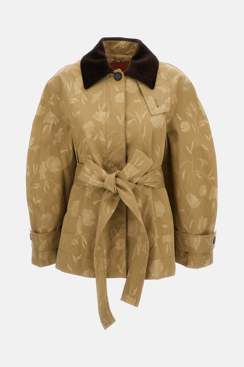 POPPY COTTON JACQUARD OVERSIZE JACKET