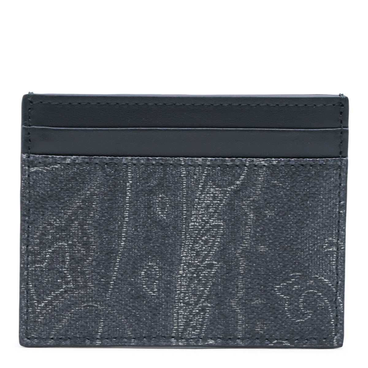 BLACK LEATHER CARD HOLDER