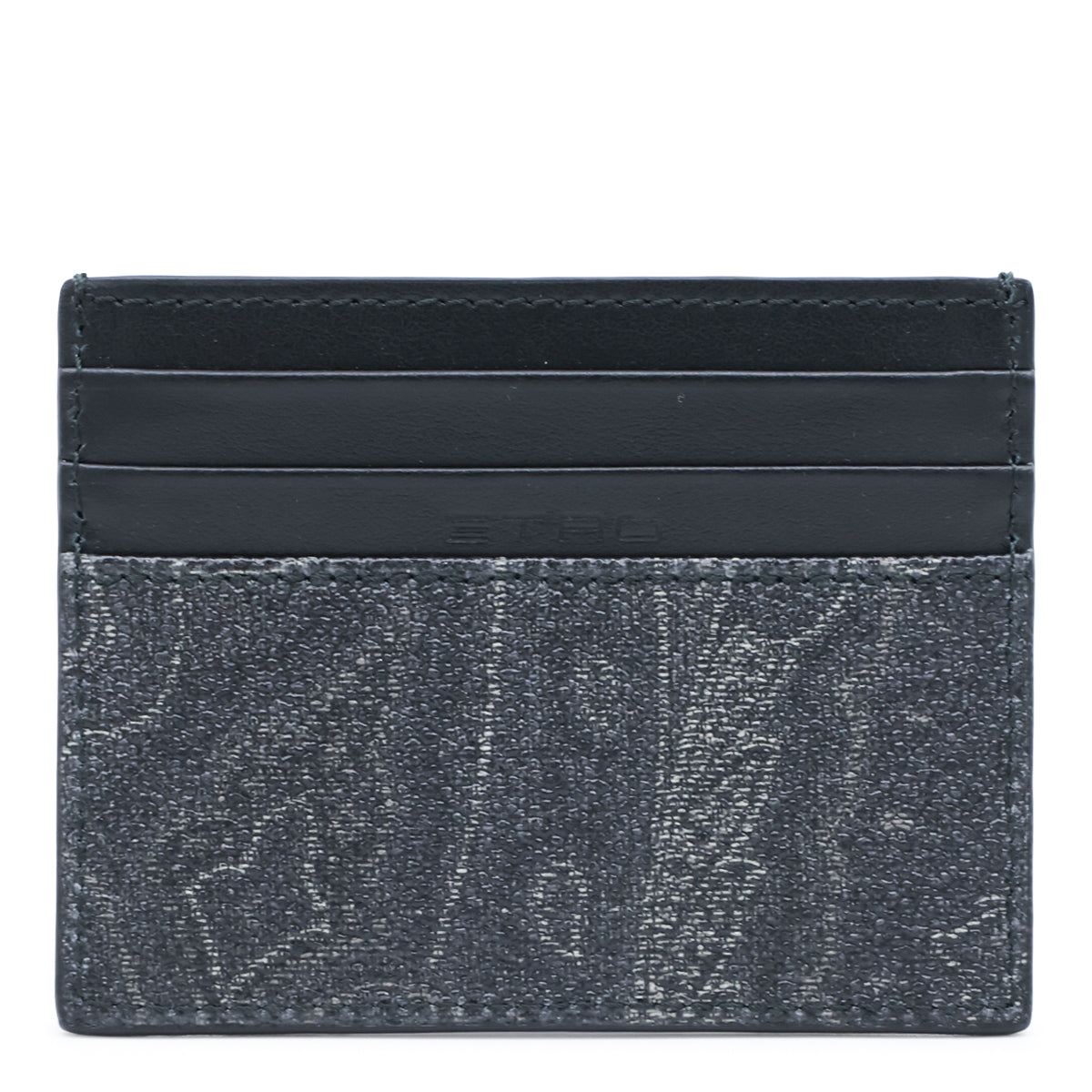 BLACK LEATHER CARD HOLDER