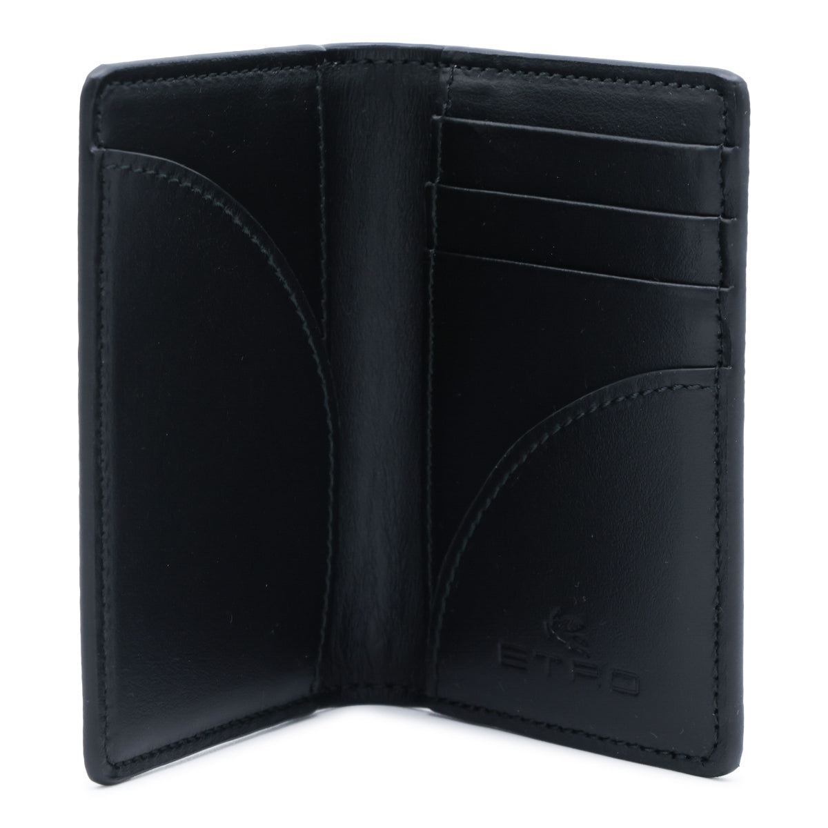 BLACK LEATHER CARD HOLDER