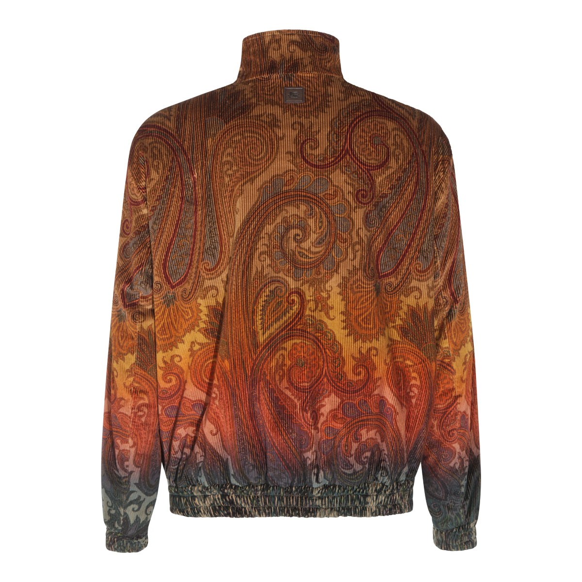 MULTICOLOR COTTON PAISLEY DEGRADE JACKET
