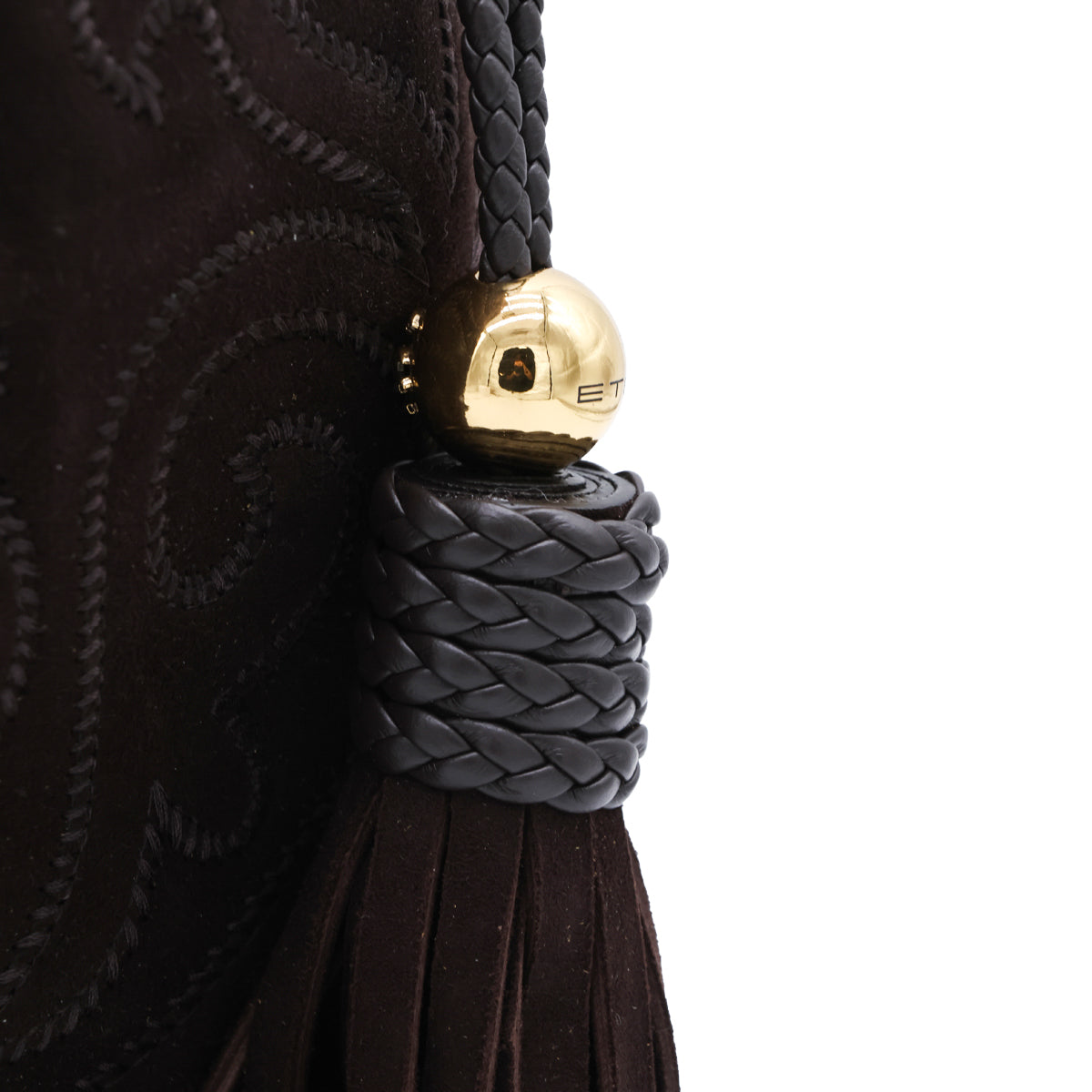 BROWN SUEDE KALISPERA BIG SHOULDER BAG