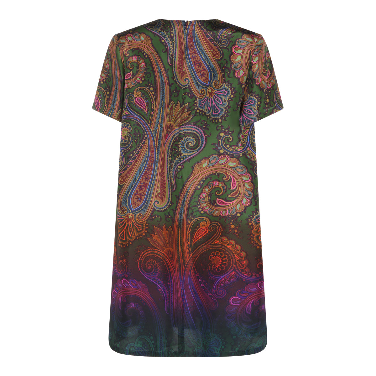 MULTICOLOR SILK DRESS