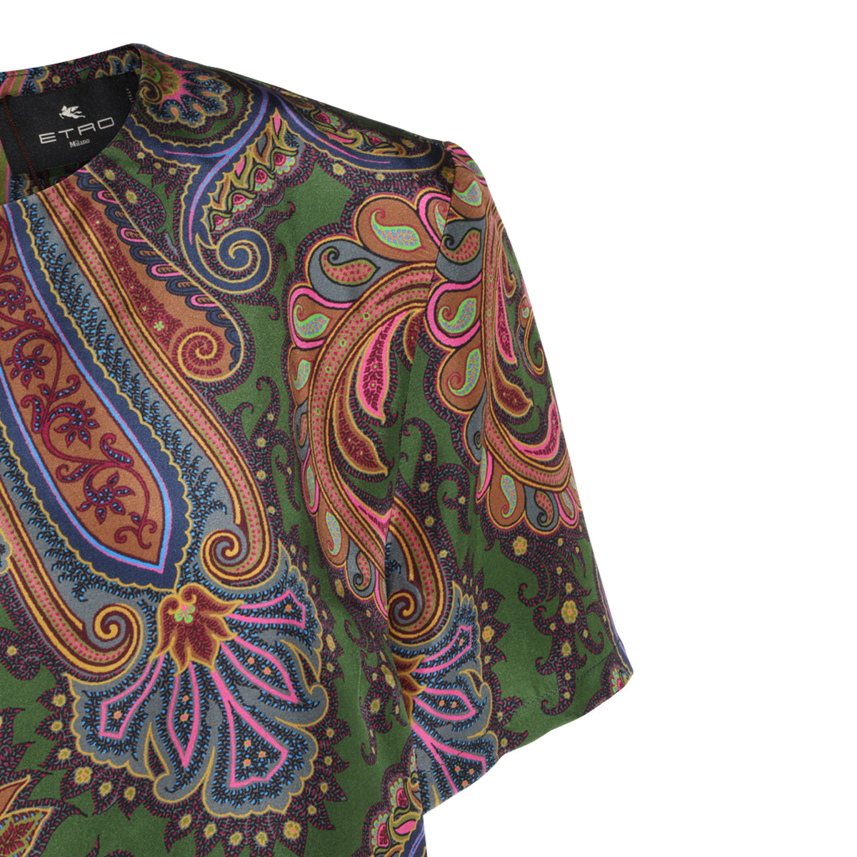 MULTICOLOR SILK DRESS