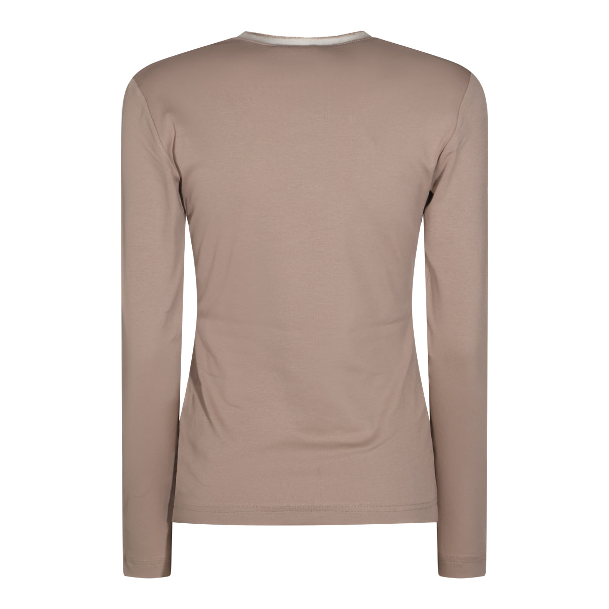 BEIGE COTTON T-SHIRT