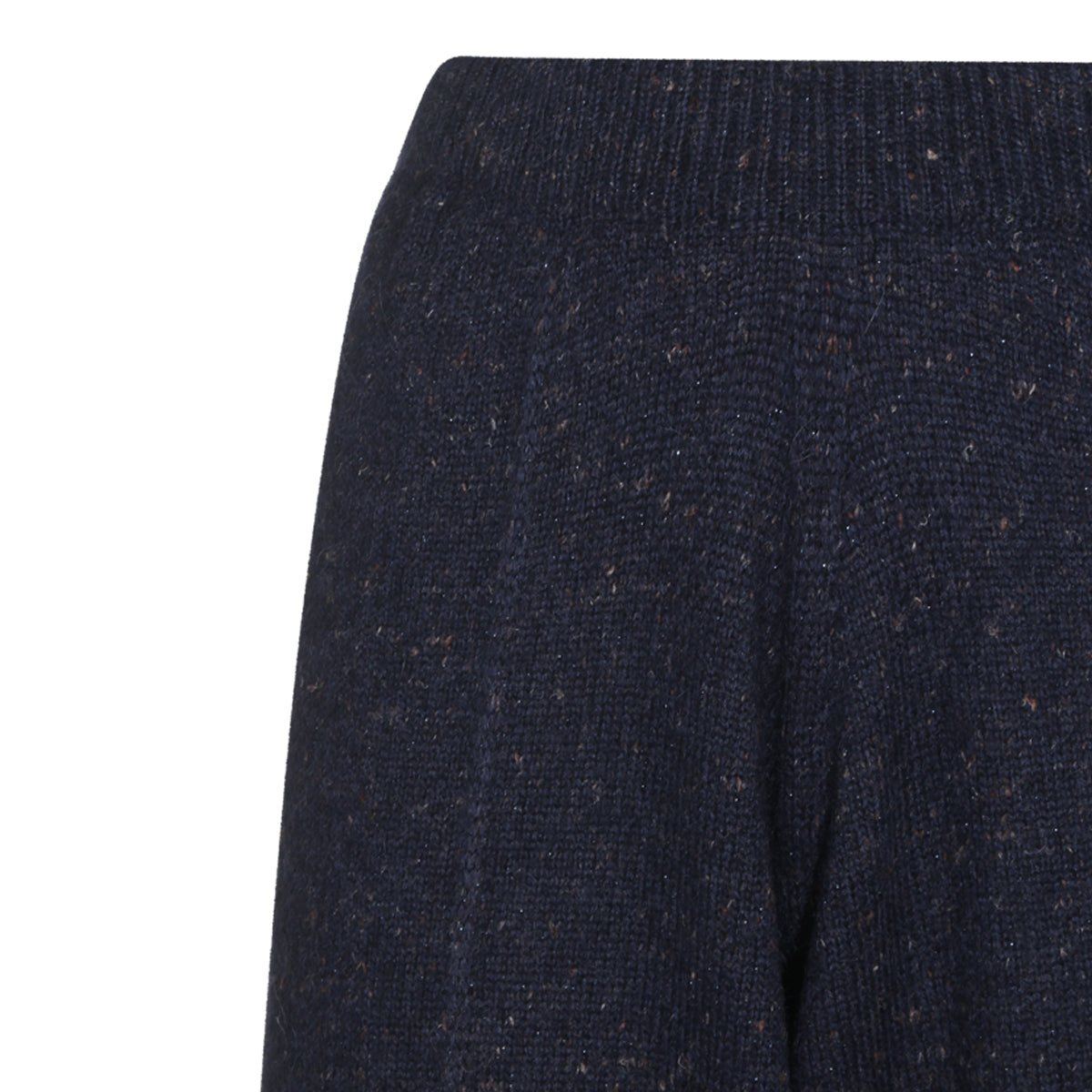 DARK BLUE WOOL AND MOHAIR PANTS