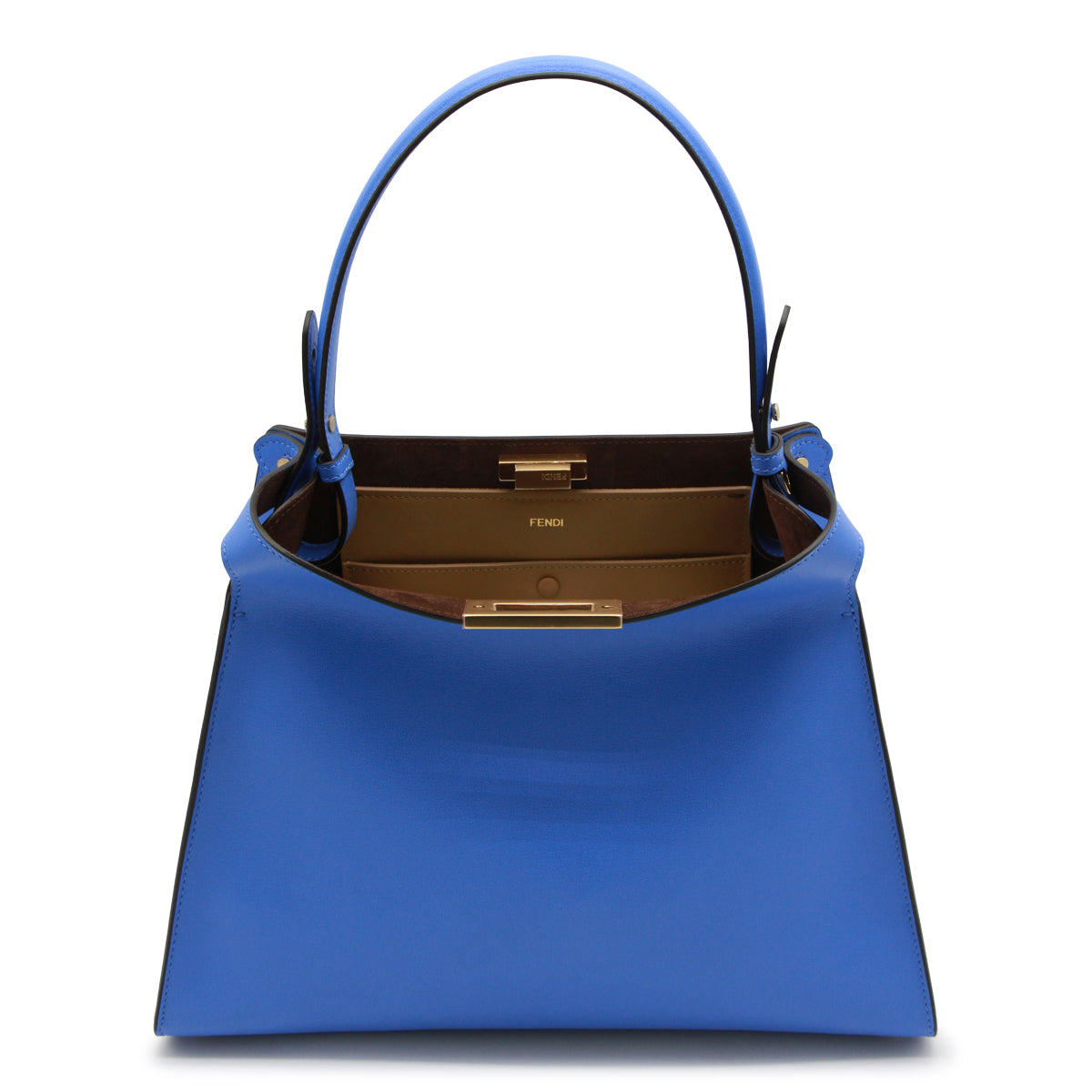 COSTIERA AND CAPPUCCINO LEATHER FENDI WAY SHOULDER BAG