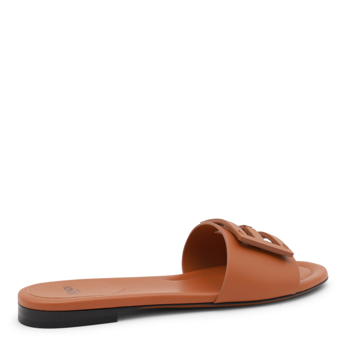 BROWN LEATHER FLATS