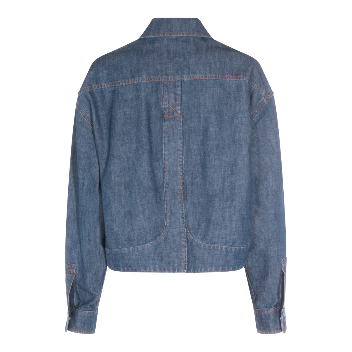 BLUE COTTON DENIM JACKET