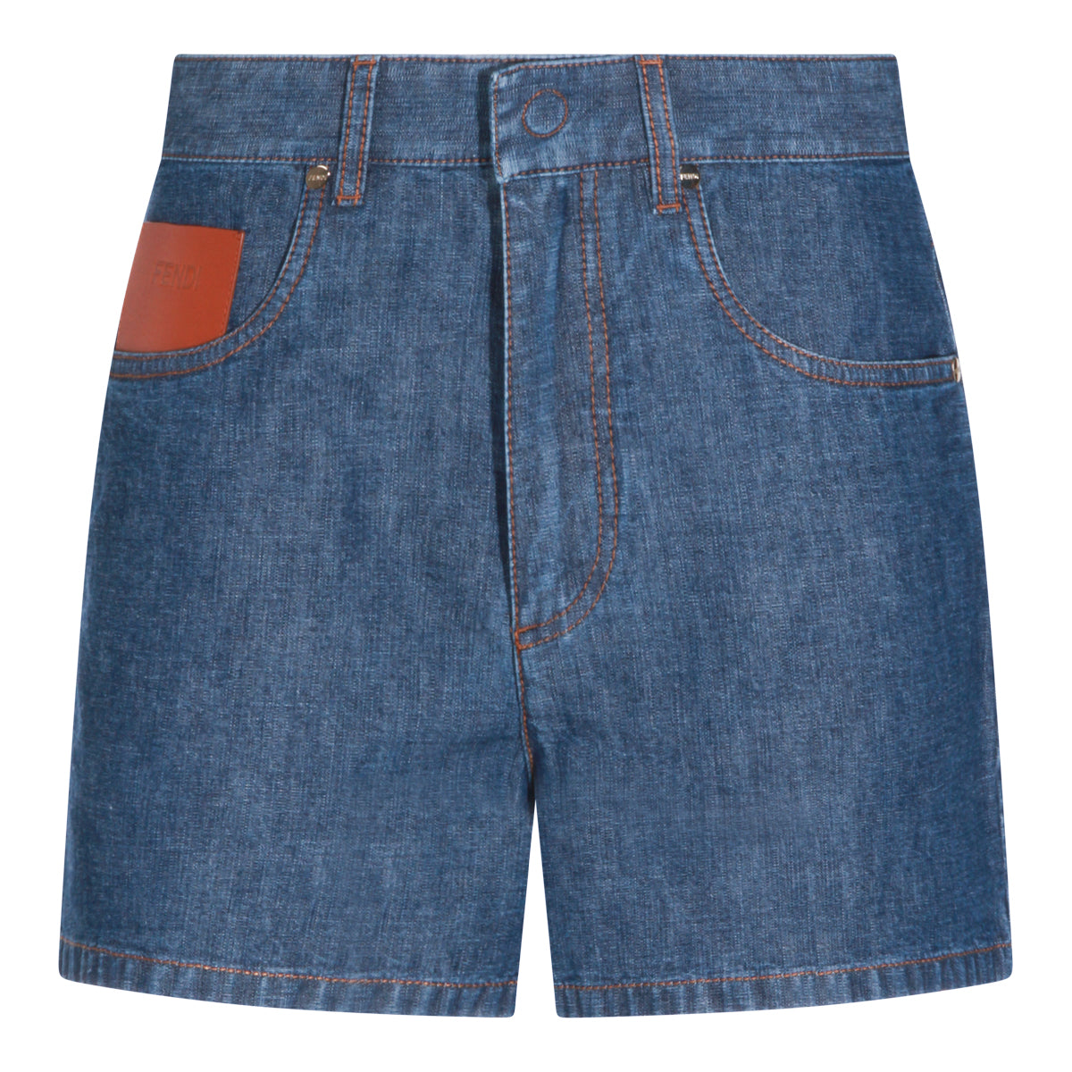 BLUE DENIM SHORTS
