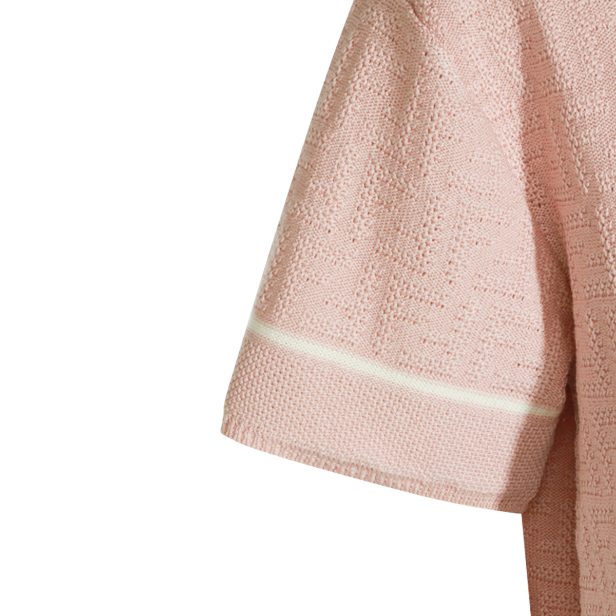 LIGHT PINK COTTON KNITWEAR