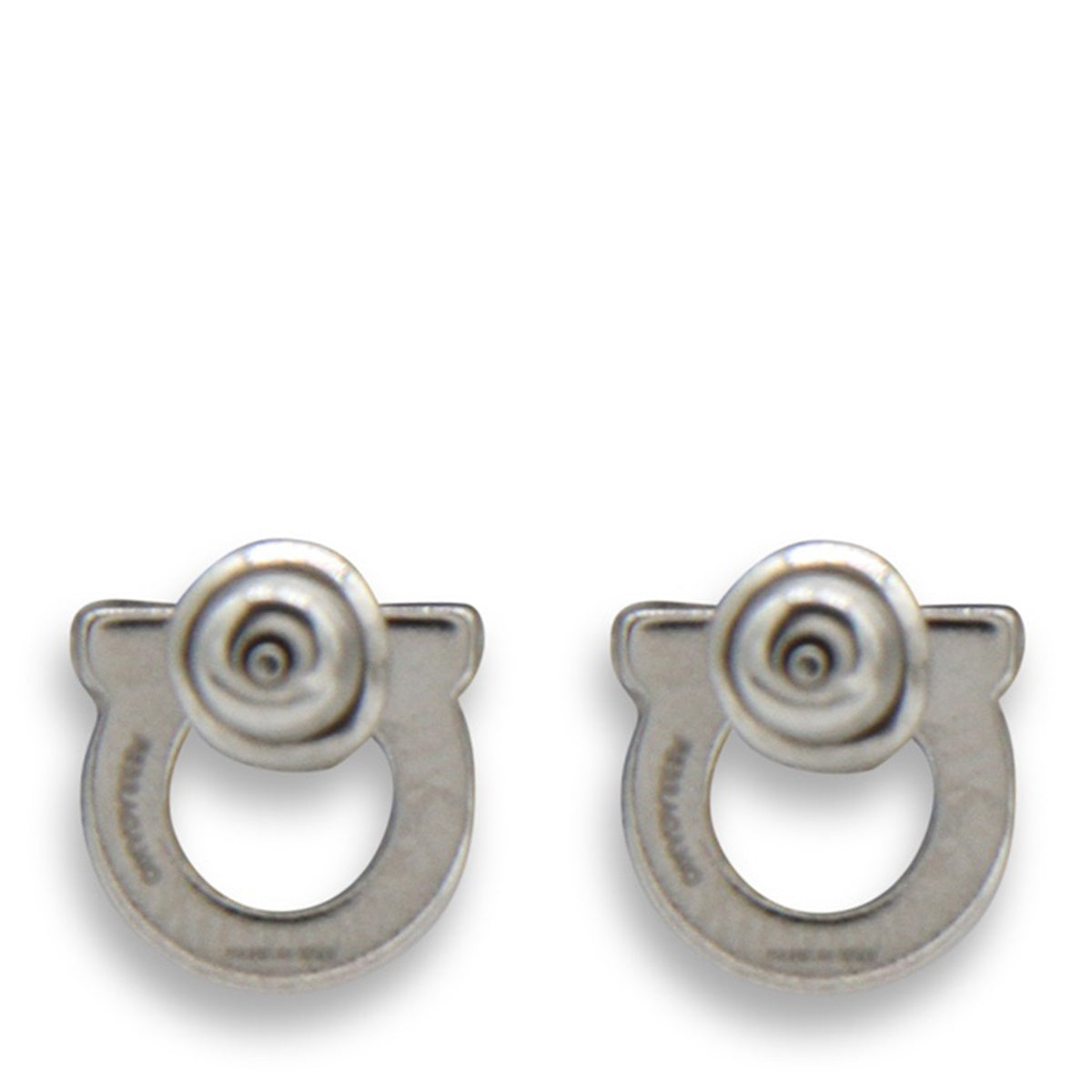 SILVER METAL EARRINGS