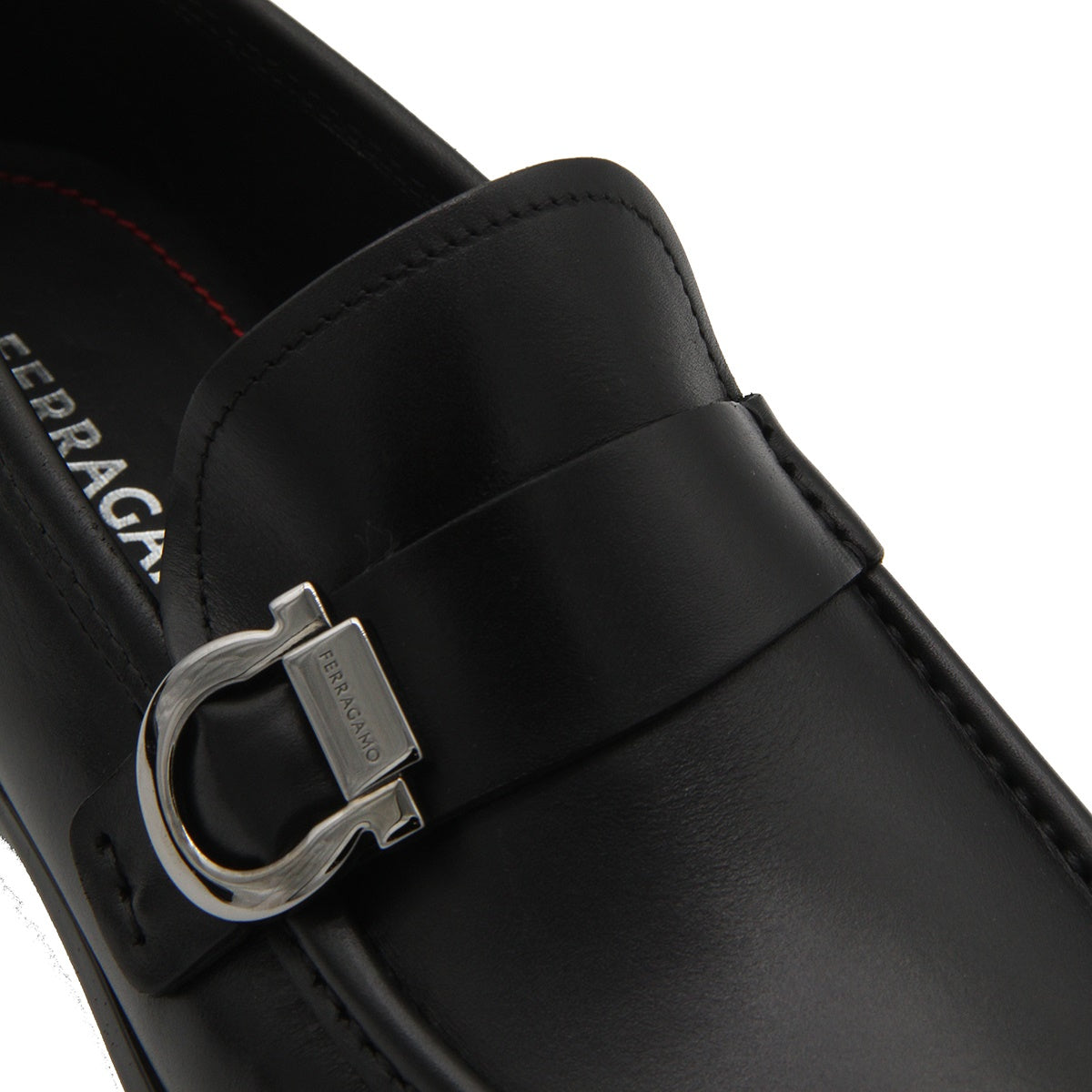 BLACK LEATHER CASPIAN LOAFERS