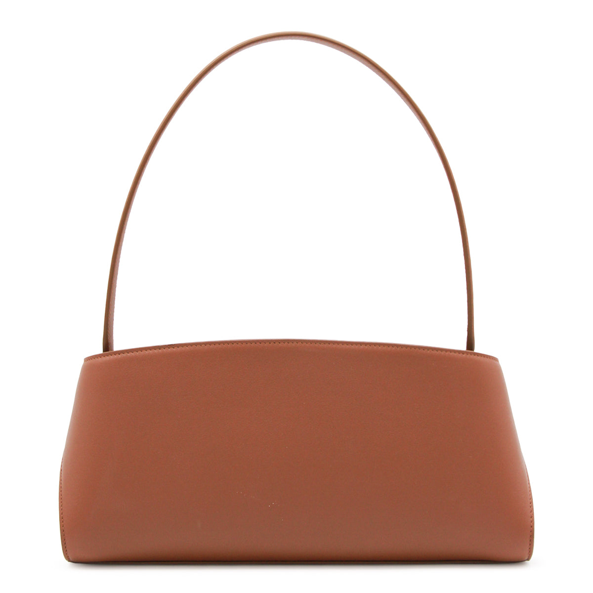 COGNAC LEATHER HUG MINI SHOULDER BAG