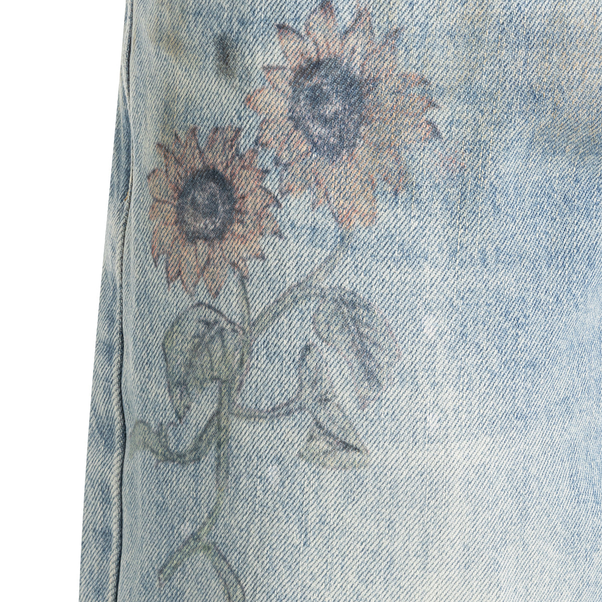 LIGHT BLUE COTTON JEANS