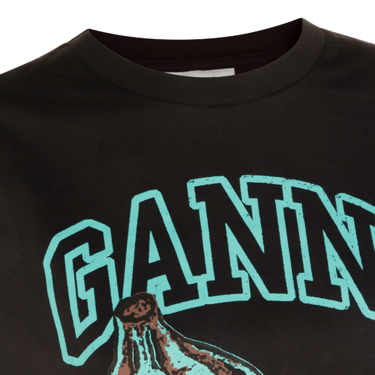 BLACK COTTON T-SHIRT