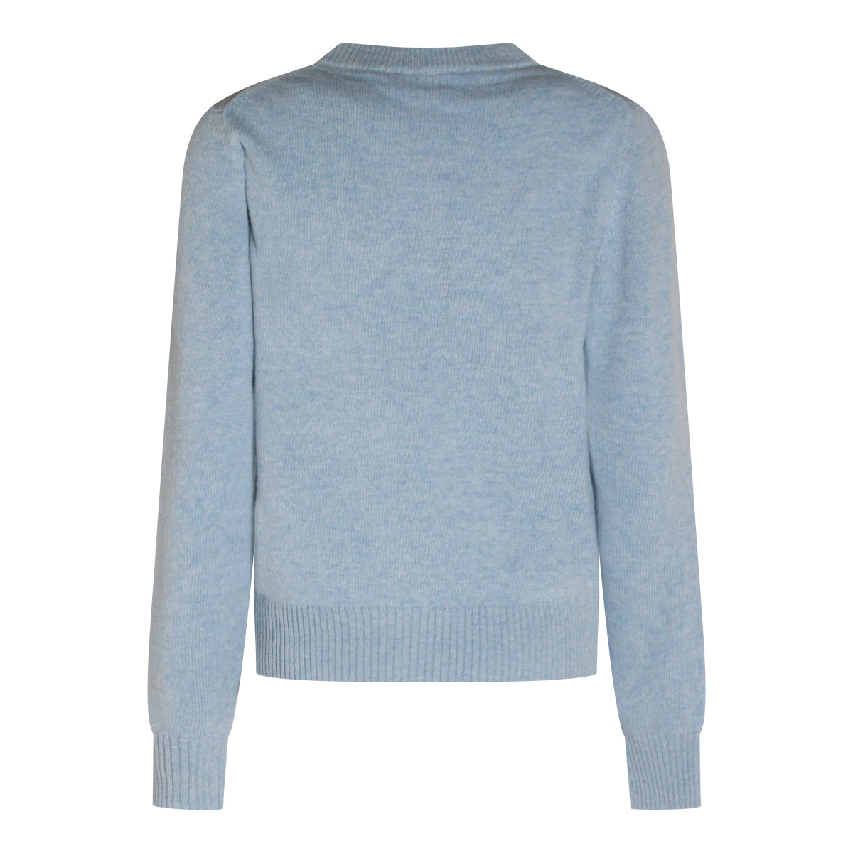 SOFT CHAMBRAY WOOL BLEND SWEATER