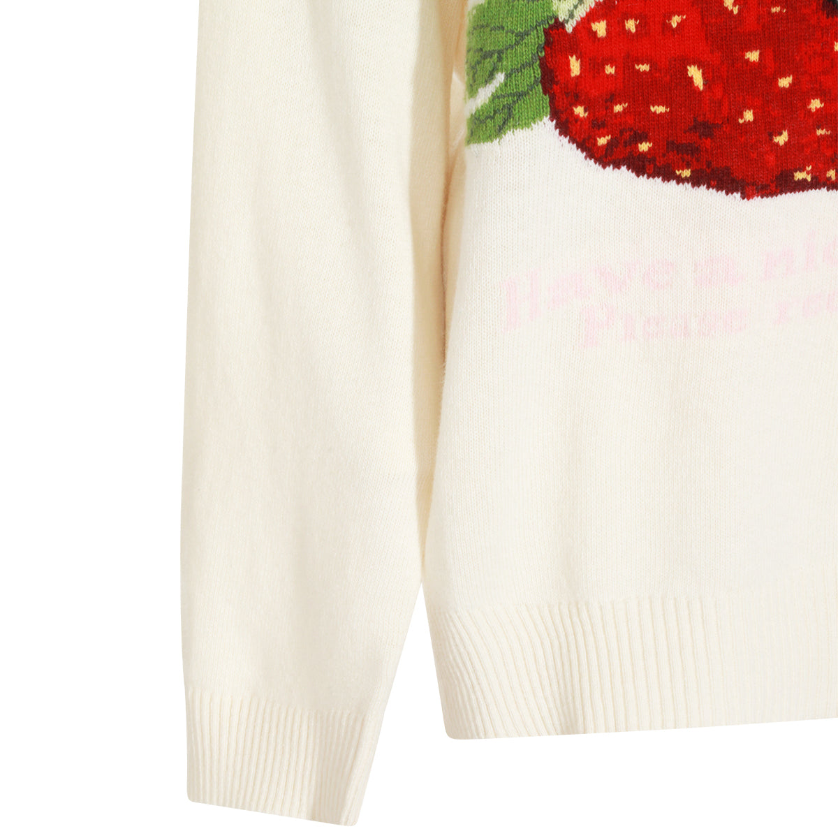 EGRET WOOL SWEATER